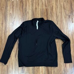 Lululemon pull over jacket half zip size 12
